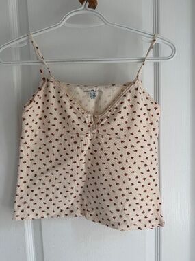 Brandy Melville Floral Tank